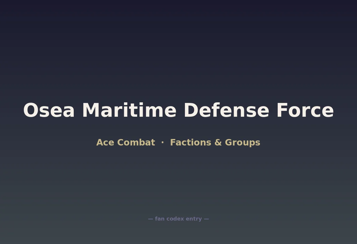 Osea Maritime Defense Force