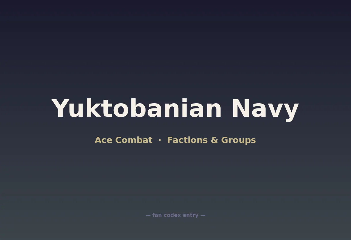 Yuktobanian Navy