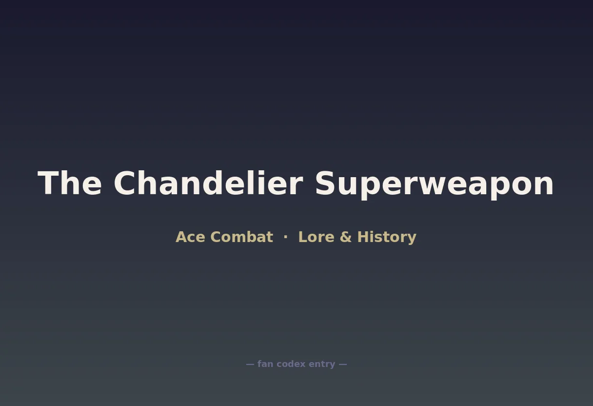 The Chandelier Superweapon