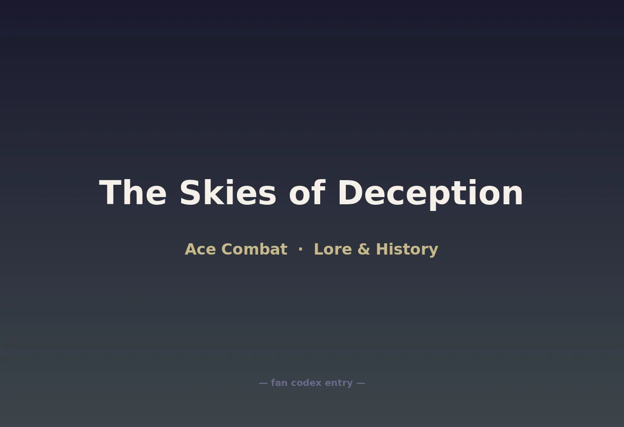 The Skies of Deception