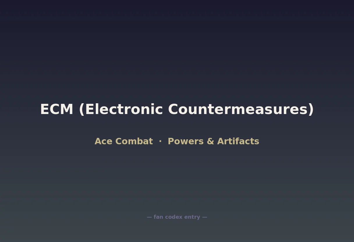 ECM (Electronic Countermeasures)