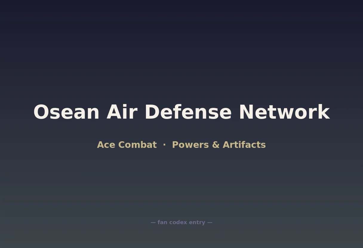 Osean Air Defense Network