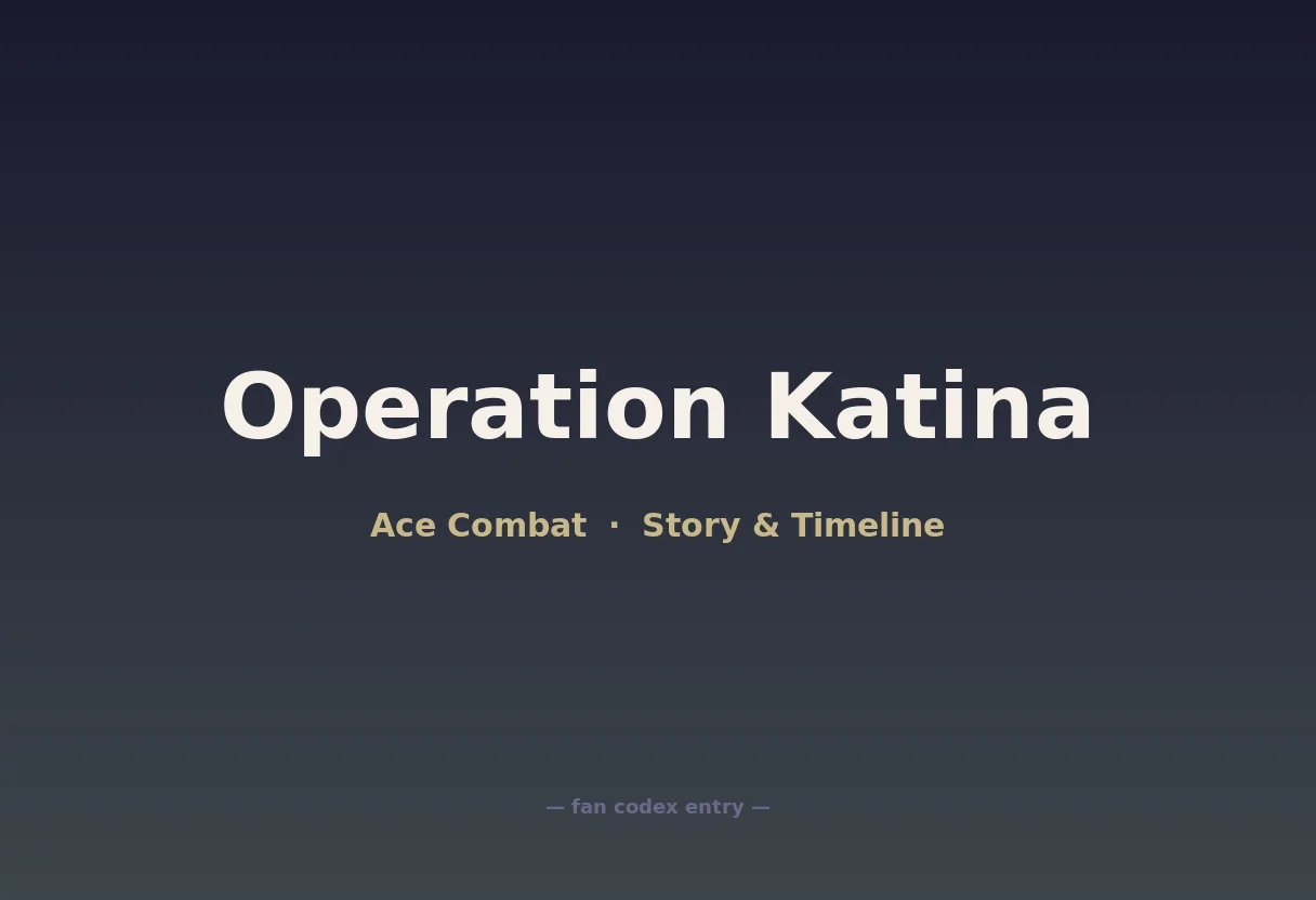 Operation Katina