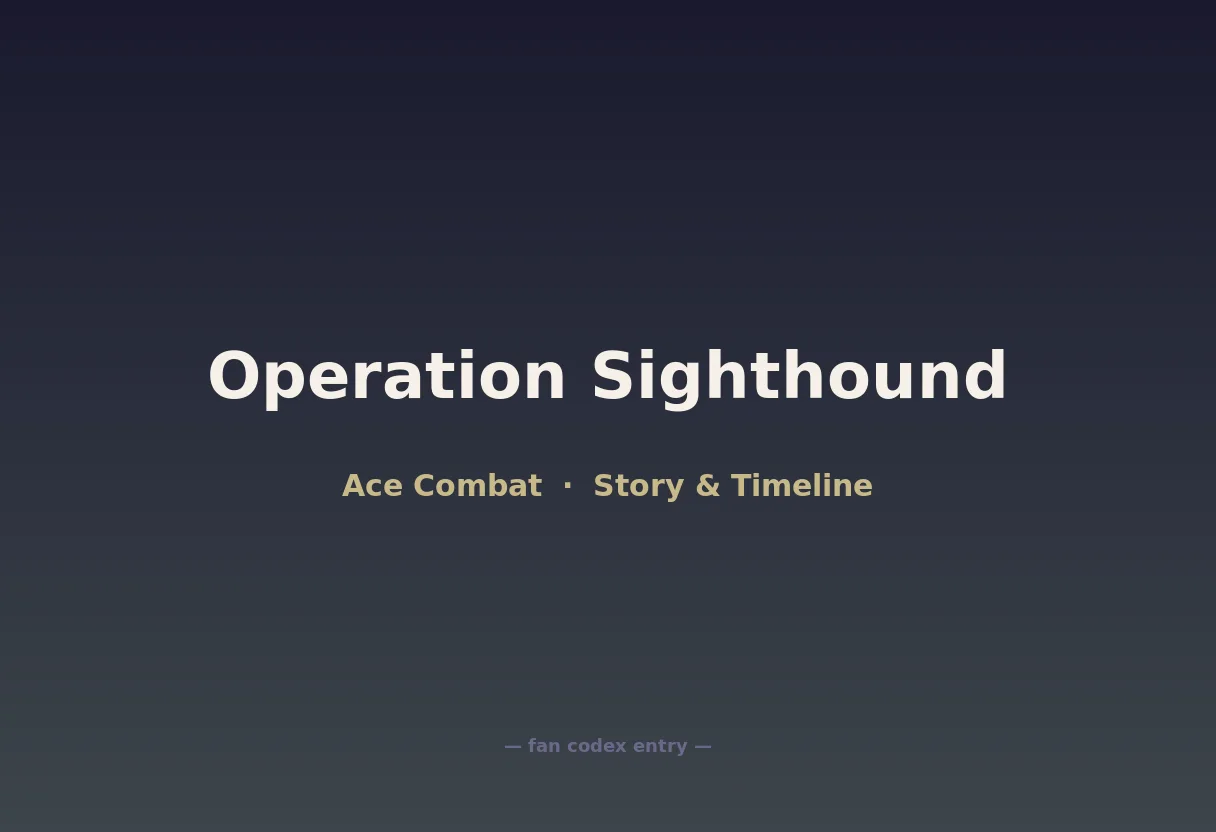 Operation Sighthound